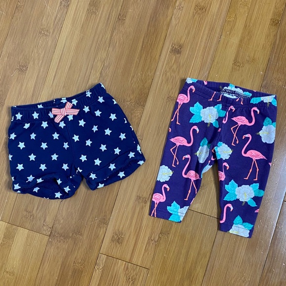 Carter's Other - lot of 2 pairs Carter’s graphic bottoms 6M